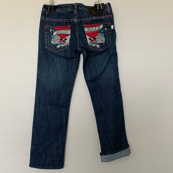 Ed Hardy Denim - SOLD Like New Ed Hardy Capris
